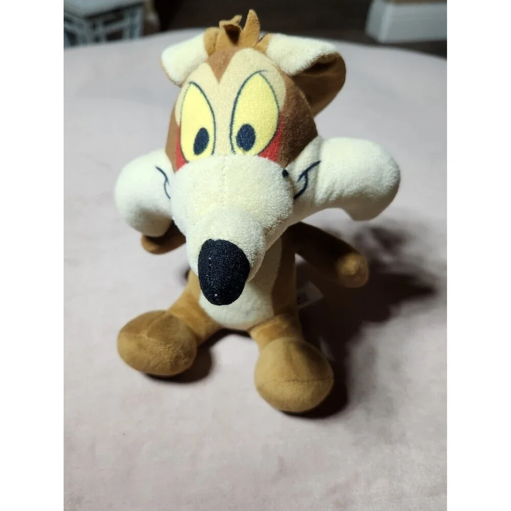 Looney Tunes Wile E Coyote Plush Brown Cream Coyote Stuffed Animal Toy Cartoon